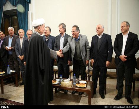   Members of The Iran HIMT met Hashemi Rafsanjani