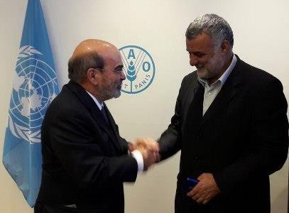  Head of FAO stresses development of cooperation with Iran